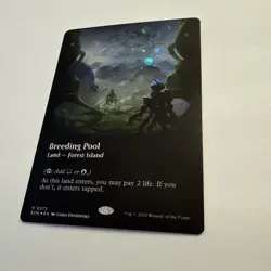 Breeding Pool GALAXY FOIL 373 Edge of Eternities EOE MTG Rare Land Unplayed Mint - Image 4
