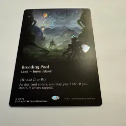 Breeding Pool GALAXY FOIL 373 Edge of Eternities EOE MTG Rare Land Unplayed Mint - Image 5