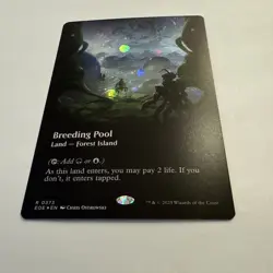 Breeding Pool GALAXY FOIL 373 Edge of Eternities EOE MTG Rare Land Unplayed Mint - Image 6