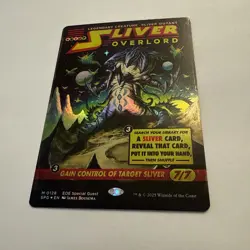 Sliver Overlord FOIL 128 Showcase EOE Special Guest SPG MTG Mythic Unplayed Mint - Image 2
