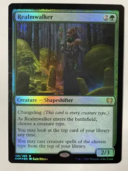 Realmwalker (188/551) Kaldheim NM  FOIL mtg - Image 1