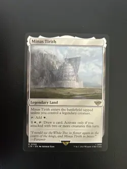 Minas Tirith Universes Beyond: the Lord of the Tings Mtg Regular Rare 256 - Image 1