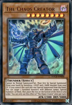 The Chaos Creator - Ultra Rare TOCH-EN006 - NM - YuGiOh - Image 1