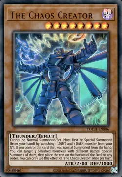 The Chaos Creator - Ultra Rare TOCH-EN006 - NM - YuGiOh - Image 3