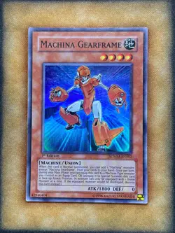 Yugioh Machina Gearframe SDMM-EN002 Super Rare 1st Ed HP - Image 2