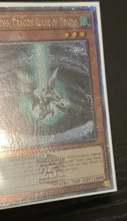 YuGiOh! Lightning, Dragon Ruler of Drafts (Quarter Century SR) - RA03-EN257 - Image 2