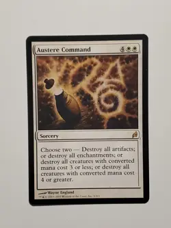 MtG Austere Command LP x1 - Lorwyn - Image 1