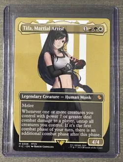 Tifa, Martial Artist (Borderless) Commander: Final Fantasy MTG Non Foil NM/M ðŸ”¥ - Image 1
