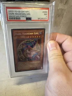 PSA 7 2003 Dark Magician Girl MFC-000 Secret Rare YuGiOh TCG - Image 3