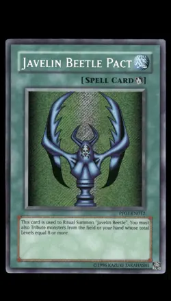 Javelin Beetle Pact (Secret Rare) PP01-EN012 Premium Pack 1 Unlimited - Image 1