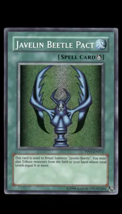 Javelin Beetle Pact (Secret Rare) PP01-EN012 Premium Pack 1 Unlimited - Image 4