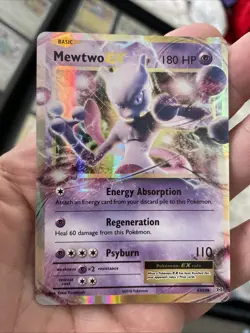 2016 Pokemon Mewtwo EX Evolutions Holo Card 52/108 Near Mint FREE SHIPPING! - Image 1