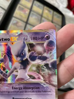 2016 Pokemon Mewtwo EX Evolutions Holo Card 52/108 Near Mint FREE SHIPPING! - Image 3