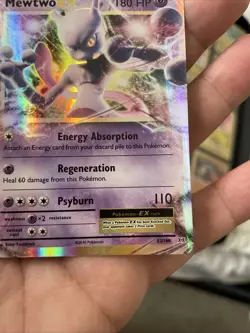 2016 Pokemon Mewtwo EX Evolutions Holo Card 52/108 Near Mint FREE SHIPPING! - Image 5