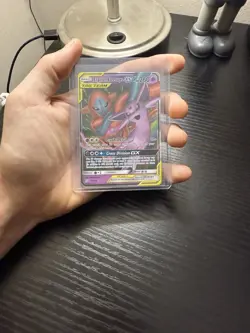 Espeon and Deoxys GX 72/236 Unified Minds Tag Team Ultra Rare Pokémon TCG Card - Image 1