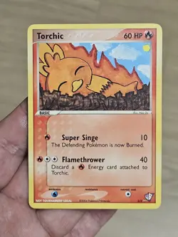NM Pokemon Cards Torchic #3/5 Kids WB Creator Art Contest Promo  2004 Vintage - Image 1