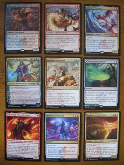 MTG Lot of 9 RARE MYTHIC cards 2021: STX Strixhaven School of Mages Planeswalker - Image 1