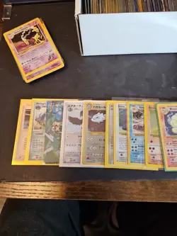 Vintage Pokemon Card Lot Holo Etc HP-Damaged Alakazam Rayquaza Articuno Etc 200+ - Image 6
