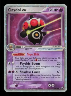 Pokemon Card Claydol ex 93/108 ex Power Keepers Holo Foil Vintage LP 2007 - Image 1