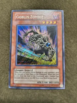Yu-Gi-Oh! Goblin Zombie Secret Rare (LP) PTDN-EN098 Phantom Darkness - Image 1