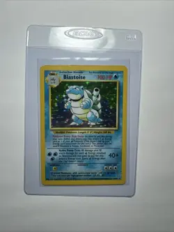 1999 Pokémon TCG Blastoise Base Set Holo Rare Card 2/102 - Image 1