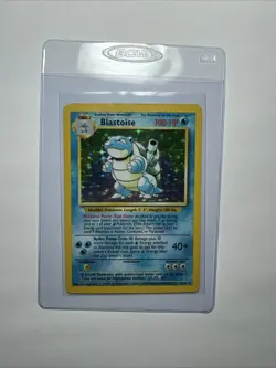 1999 Pokémon TCG Blastoise Base Set Holo Rare Card 2/102 - Image 5