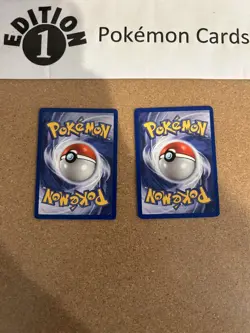 Dark Raticate + Rattata 1st Edition Pokémon Card Lot Vintage WOTC - Image 2