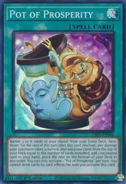 Yugioh! Pot of Prosperity - RA01-EN066 - Super Rare - 1st Edition Near Mint, Eng - Image 1