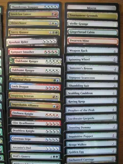 MTG Lot of 182 Dif FOIL cards 2019: ELD Throne of Eldraine C U Token Showcase - Image 8