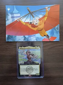 SDCC 2025 Magic The Gathering X Avatar Katara The Fearless FOIL Promo Card - Image 1