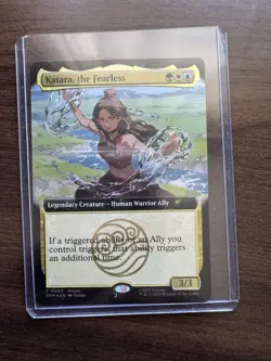 SDCC 2025 Magic The Gathering X Avatar Katara The Fearless FOIL Promo Card - Image 5