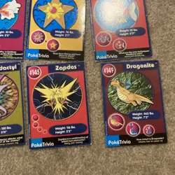 Lot of 31 PokeTrivia Vintage Pokemon Cards Lot - Venusaur Blastoise Dragonite - Image 8