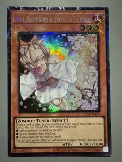 YUGIOH ASH BLOSSOM & JOYOUS SPRING ASIA ENGLISH RC04-AE009 COLLECTORS RARE - Image 4