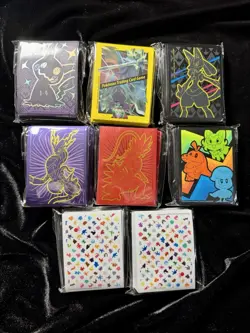 Pokemon TCG Card Soft Penny Sleeves Various Sets Lot of 8 New - Image 1