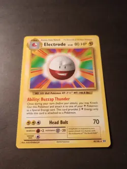 Pokemon Evolutions Electrode Rare Card 40/108 LP - Image 1