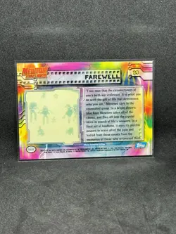 “Mewtwo Strikes Back” Pokemon Topps Card -  Farewell - Image 4