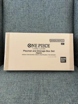 One Piece TCG Card Game Playmat & Storage Box Set (Premium Bandai) Nami - Sealed - Image 2