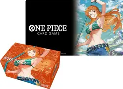 One Piece TCG Card Game Playmat & Storage Box Set (Premium Bandai) Nami - Sealed - Image 3