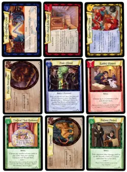 Harry Potter TCG Chamber of Secrets (CoS) Uncommon Card Lot #'d 56-90 (35 Cards) - Image 13
