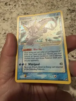 Vaporeon Gold Star EX Power Keepers Pokémon Card 102/108 - Image 11