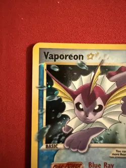 Vaporeon Gold Star EX Power Keepers Pokémon Card 102/108 - Image 15