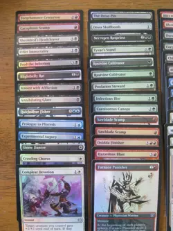 MTG Lot of 28 Dif FOIL cards 2023: ONE Phyrexia All Will Be One - C U Showcase - Image 2
