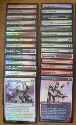 MTG Lot of 28 Dif FOIL cards 2023: ONE Phyrexia All Will Be One - C U Showcase - Image 4