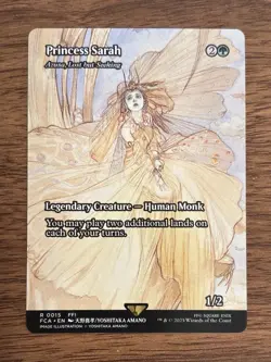 Magic The Gathering FF PRINCESS SARAH Azusa, Lost But Seeking SHOWCASE Card 0015 - Image 1