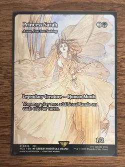 Magic The Gathering FF PRINCESS SARAH Azusa, Lost But Seeking SHOWCASE Card 0015 - Image 6