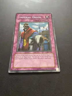 Yugioh Imperial Order PSV-104 Secret Rare REVERSE SECRET  /holo shift  misprint - Image 1