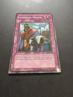 Yugioh Imperial Order PSV-104 Secret Rare REVERSE SECRET  /holo shift  misprint - Image 5