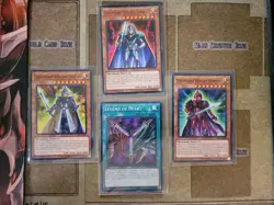 YUGIOH LEGENDARY KNIGHT SET TIMAEUS + CRITIAS + HERMOS + LEGEND OF HEART COMMON - Image 2