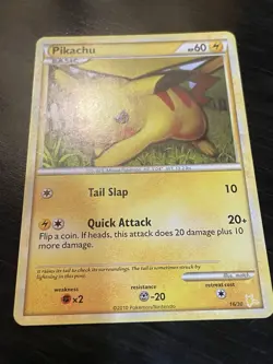 Pikachu 16/30 HGSS Trainer Kit Gyarados & Raichu Pokemon Card Vintage 2010 MP - Image 3