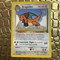 Dragonite #5 Movie Promo WOTC Black Star Promo Pokemon Card Vintage PokÃ©mon - Image 1